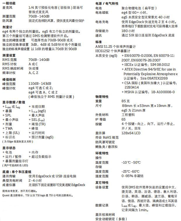 美國(guó)TSIQuest EDGE個(gè)體噪聲劑量計(jì)(圖2)